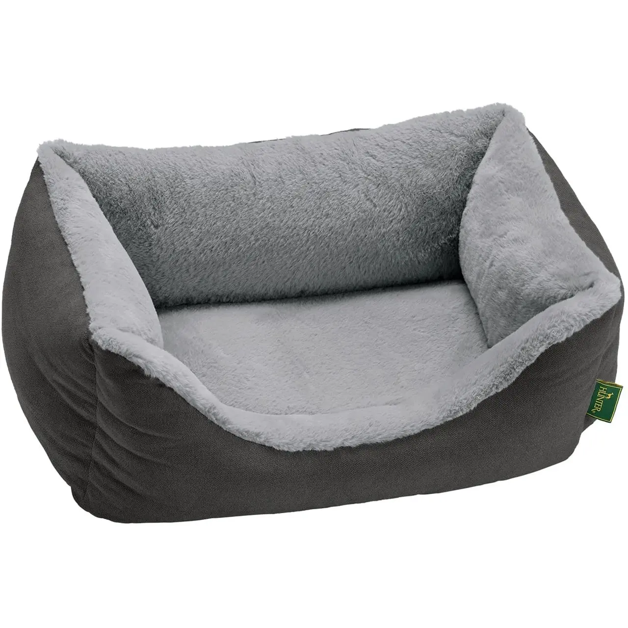 Hunter Ortopædisk Rockford hundeseng Large 100x70 cm Grå